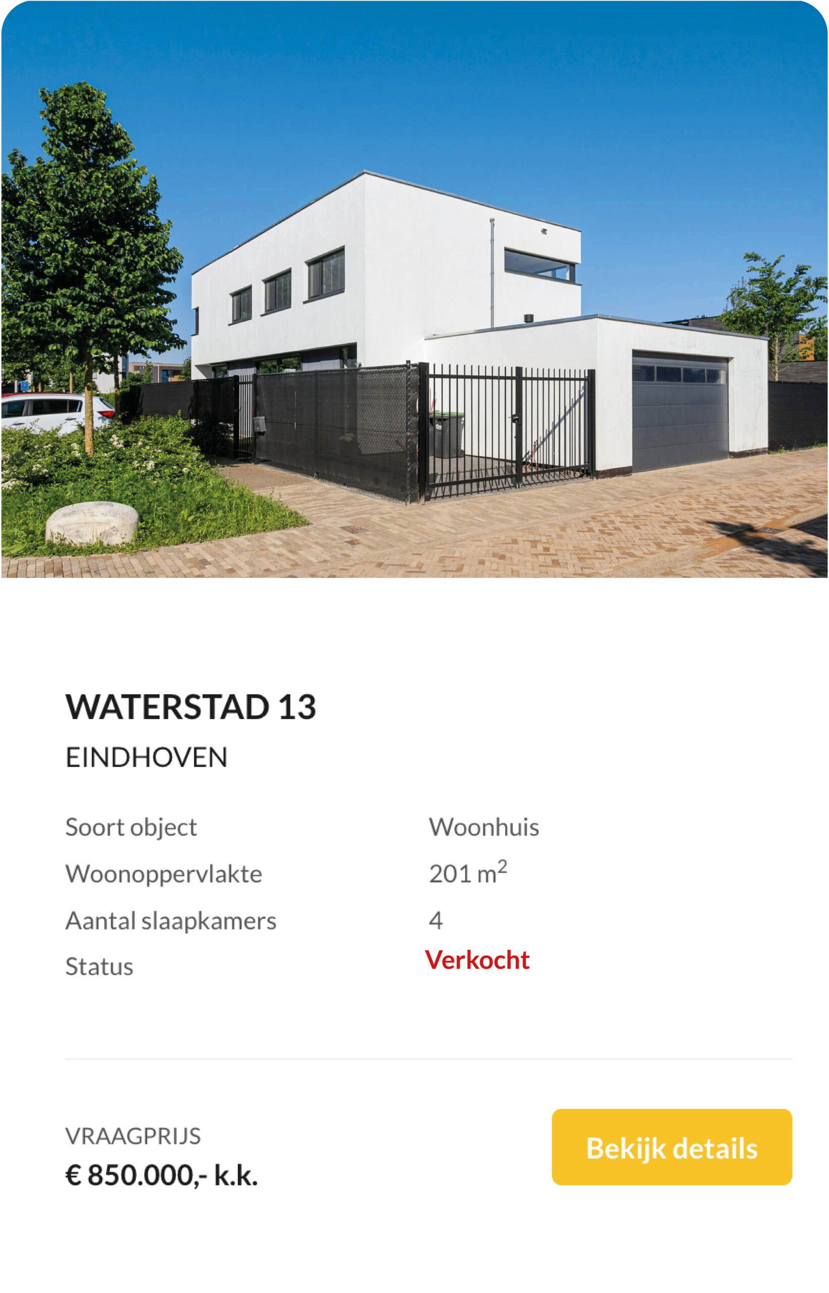 Eindhoven verkocht