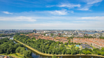 Luchtfoto van Amsterdam Noord